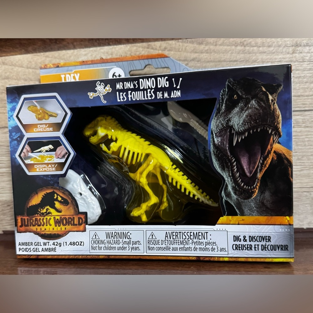 JURASSIC WORLD MR. DNA’S DINO DIG & DISCOVER T-REX 🦖 NEW
